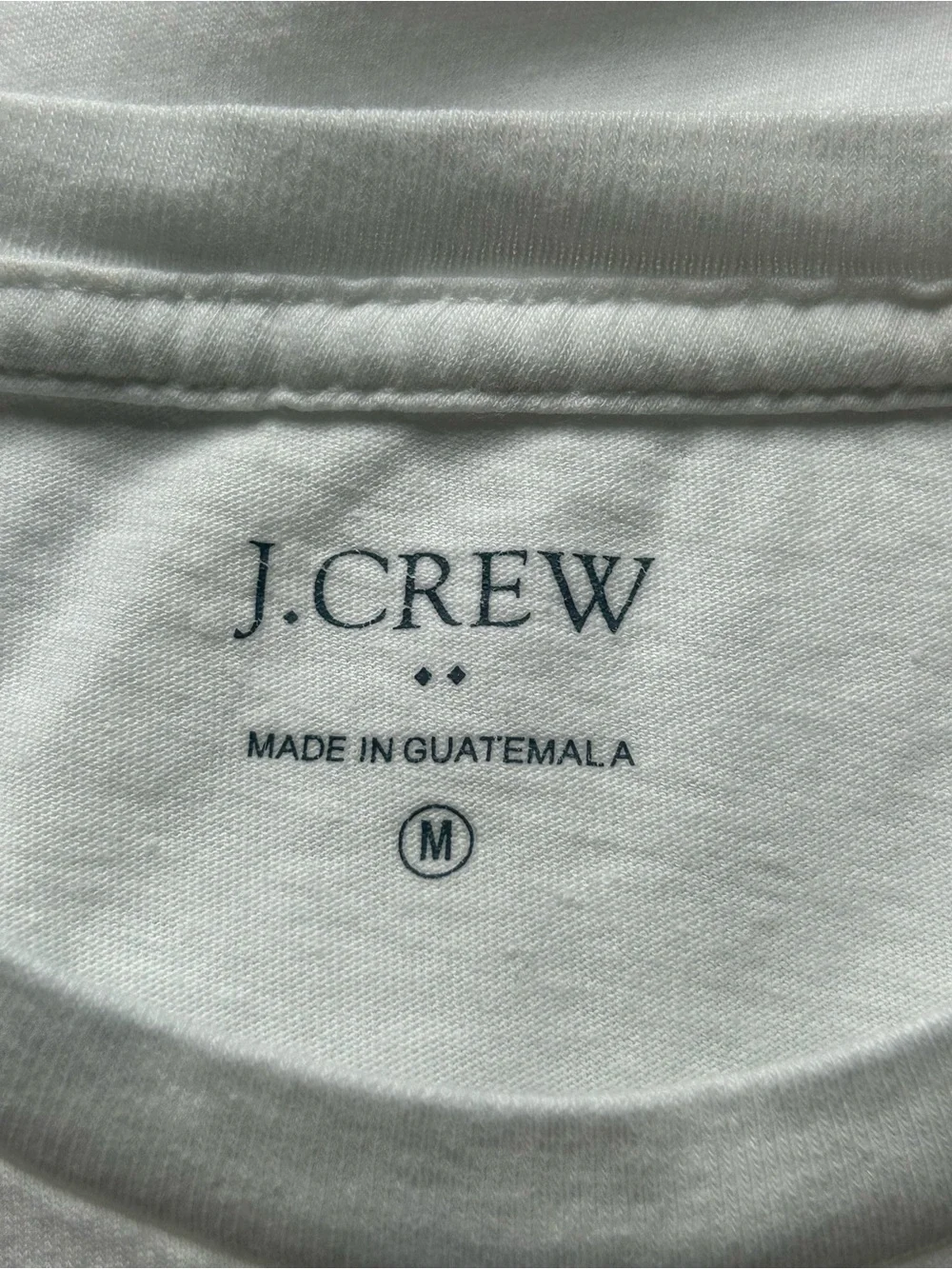 J. Crew Preppy Fall White Crewneck Tee Pickup Truck with Pumpkins Autumn Sz M
